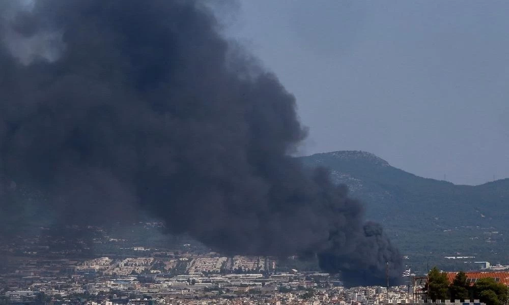 Μοντελοποίηση του τοξικού καπνού από τη φωτιά στη Μεταμόρφωση